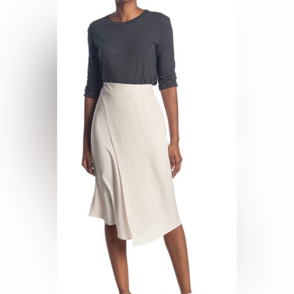 Vince Midi Wrap Skirt